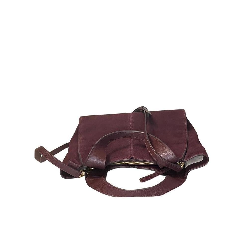 Vince-camuto Women's Burgundy and Brown Bag - Picture 6 of 9